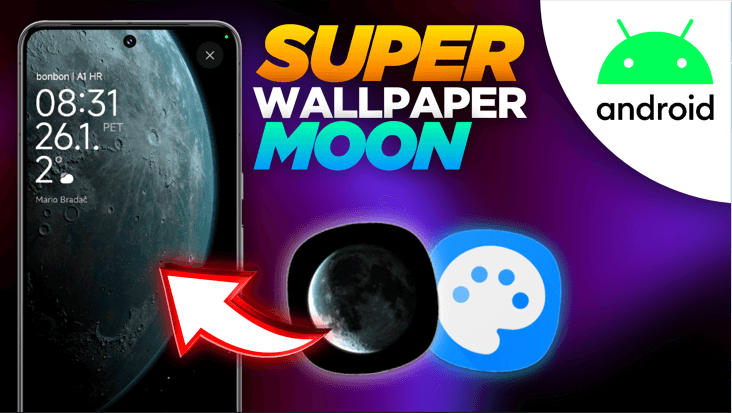 SUPER WALLPAPER MOON
